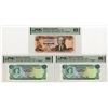 Image 1 : Central Bank of the Bahamas, 1974-2001, Issued Banknote Trio.