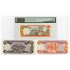 Image 2 : Central Bank of the Bahamas, L.1974 (1974-1984), Issued Banknote Trio.