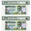 Image 1 : Central Bank of the Bahamas, 2001, Sequential Banknote Pair