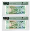 Image 2 : Central Bank of Belize, 1986, and 1987 High Grade Issued Banknote Pair