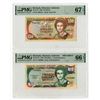 Image 1 : Bermuda Monetary Authority, 1989 to 1997, High Grade Banknote Pair.
