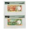 Image 2 : Bermuda Monetary Authority, 1989 to 1997, High Grade Banknote Pair.
