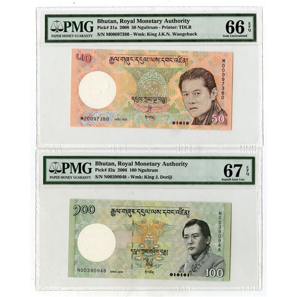 Royal Monetary Authority, 2006 and 2008, Issued Banknote Pair