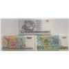 Image 1 : Brazil. Banco Central do Brasil. 500, 200, and 50 Cruzados Novos Uncirculated Packs of 100
