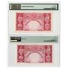 Image 2 : British Caribbean Territories-Eastern Group, 1953 to 1957, Issued Banknote Pair.
