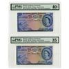 Image 1 : British Caribbean Territories-Eastern Group, 1956 to 1959, Issued Banknote Pair.