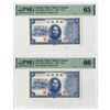 Image 1 : Bank of Taiwan, 1946, Sequential Issued Banknote Pair.