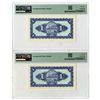 Image 2 : Bank of Taiwan, 1946, Sequential Issued Banknote Pair.