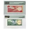Image 2 : East Caribbean Currency Authority, ND (1965), Banknote Pair