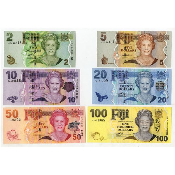 Reserve Bank of Fiji, ND (2007), Assortment of Issued Banknotes