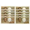 Image 2 : Bank of France, 1983 to 1992, Assortment of Issued Banknotes