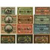 Image 1 : Haspe, Heilbronn, Feiberg, and Giessen, 1918-19, Assortment of Issued Notgeld