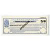 Image 1 : Great Britain Specimen Postal Order for 3/- 6d, ND (ca.1860 to 1870s) with "One Penny" Imprinted Rev