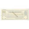 Image 2 : Great Britain Specimen Postal Order for 3/- 6d, ND (ca.1860 to 1870s) with "One Penny" Imprinted Rev