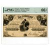 Image 1 : Hungary, Finance Ministry, ND (1852), Issued Remainder Banknote