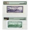 Image 2 : Isle of Man Government, ND (1961 to 1983), Issued Banknote Pair.