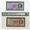 Image 1 : Grand Duche de Luxembourg, ND (1955)-1961, Issued Banknote Pair.