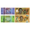 Image 2 : Papua New Guinea & Samoa, Issued Banknote Quartet, 2002 to 2010