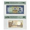 Image 1 : Portuguese Guinea, and Djibouti, 1971 to ND (1988), Issued Banknote Pair