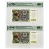 Image 1 : Bank of Russia, 1992, Sequential Pair of Issued Banknote