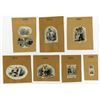Image 1 : U.S. Early Allegorical Figures with Numeral "1"Group of Stylized Vignettes, ND (1850-1900s).