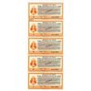 Image 1 : Republic of Chile, 1948, Uncut #1 Sheet of Specimen Scrip Notes