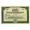 Image 1 : Romola Inc., 1930, Issued Stock Certificate