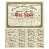 Image 1 : Hub Gold Mining Co., 1889 I/U Stock Certificate