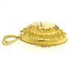 Image 7 : Antique Etruscan 14k Yellow Gold 49 ctw Natural Citrine & Pearl Brooch Pin Penda