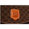 Image 5 : Celine Brown Fabric Leather Macadam Handbag