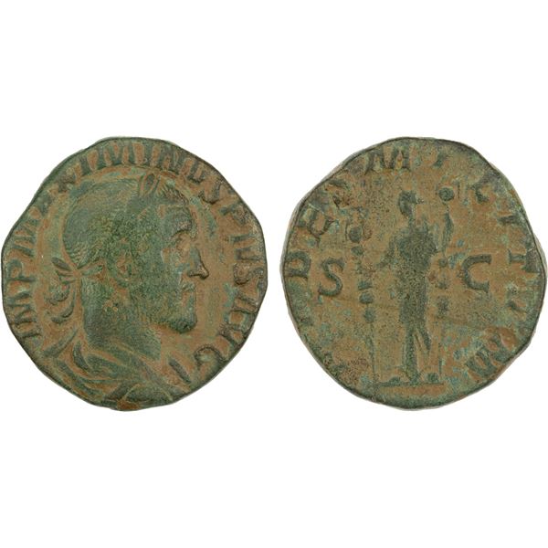 ROMAN EMPIRE: Maximinus I, 235-238 AD, AE sestertius (15.72g), Fine