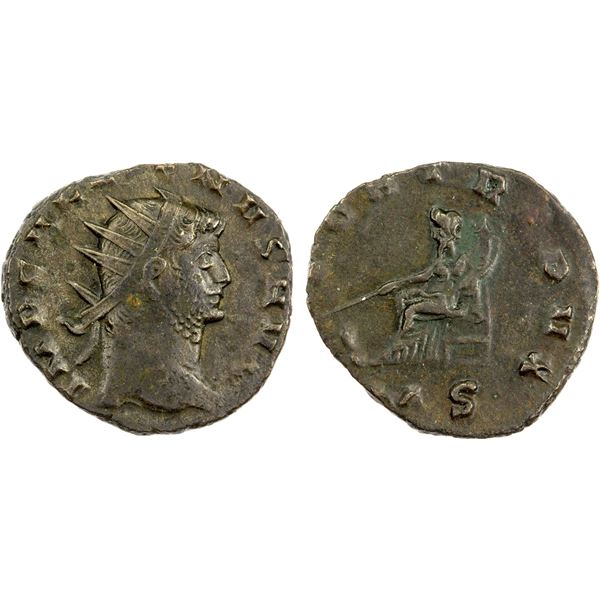 ROMAN EMPIRE: Gallienus, 253-268 AD, AE antoninianus, Mediolanum mint, 266, XF