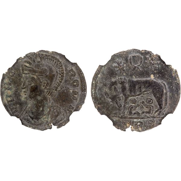 ROMAN EMPIRE: Constantinian Commemorative, AE nummus, Trier, ca. 330-340 AD, NGC Mint State