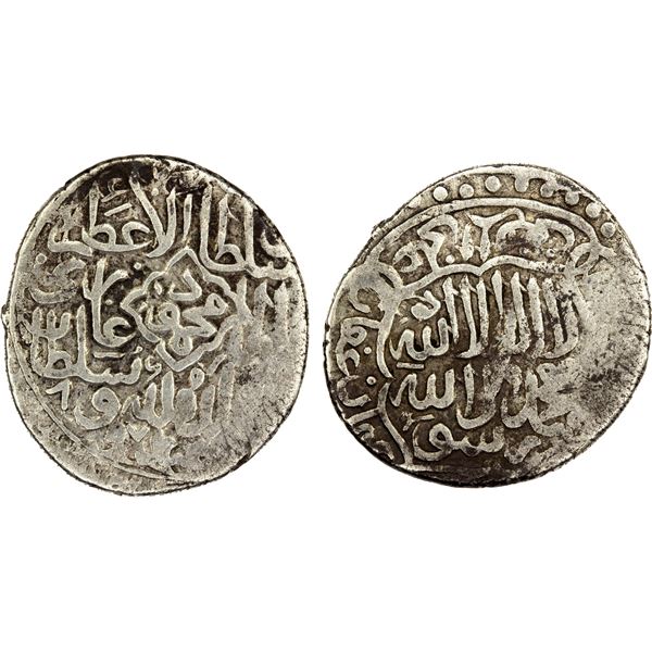 TIMURID: Sultan Mahmud, 2nd reign, 1469-1495, AR tanka (4.82g), Hisar, AH897, VF