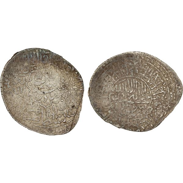SHAYBANID: 'Abd Allah II, 1583-1598, AR tanka (4.67g), Herat, ND, VF-XF