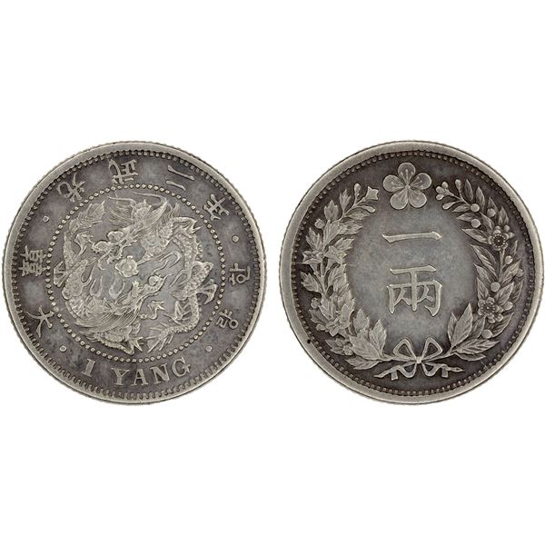 KOREA: Kuang Mu, 1897-1907, AR yang, year 2 (1898), XF