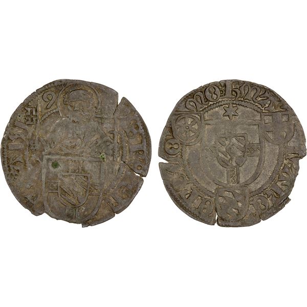 COLOGNE (ARCHBISHOPRIC): Hermann V, von Wied, 1515-1547, AR schilling, Deutz, VF