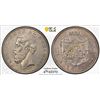 Image 1 : ROMANIA: Carol I, King, 1894-1914, AR leu, 1885-B, PCGS AU53