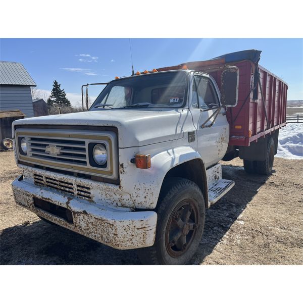 1977 GMC C65 Train Truck, Hoist ,15ft Box & Tarp,33,375 miles