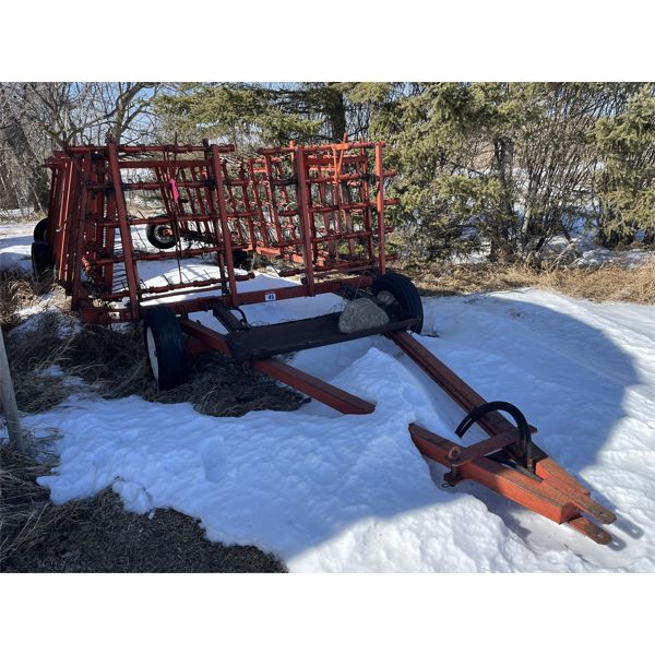 Inland Hydraulic harrow drawbar with tine harrows (45ft)