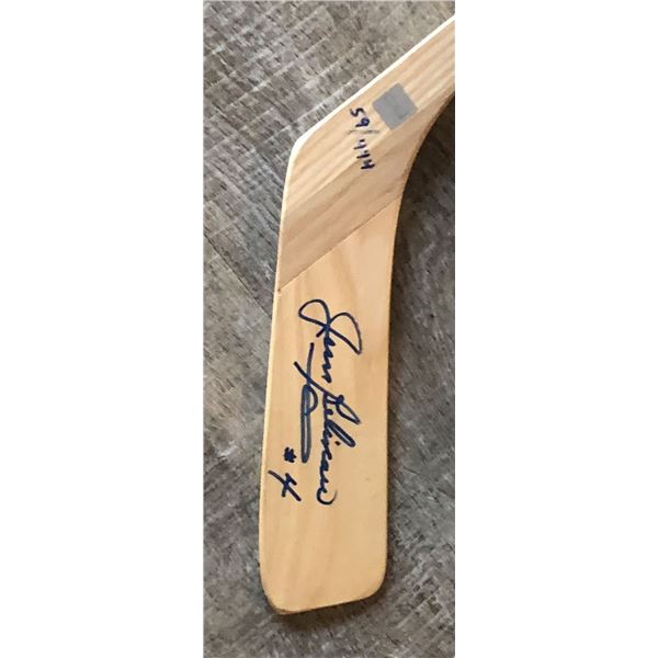 Jean Beliveau signed stick