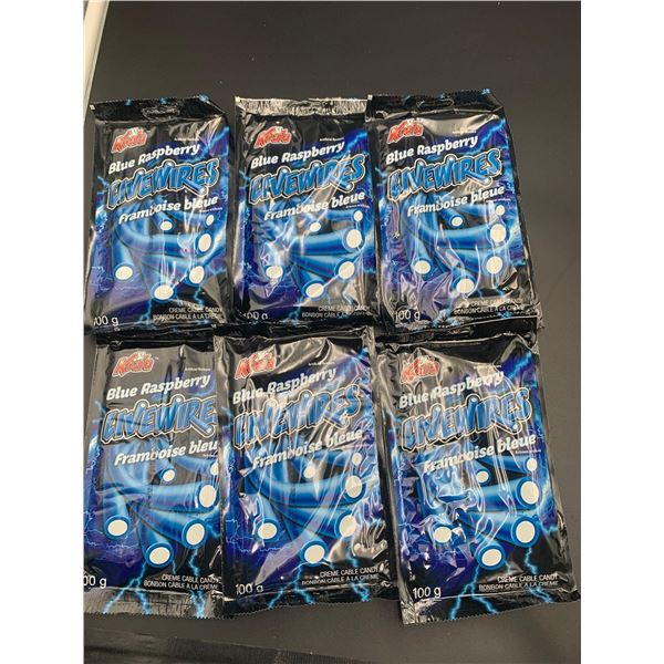 Koala Blue Raspberry Livewires Candy (6 x 100g)