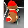 Image 2 : Lot of 2 Plush Sock Monkey's
