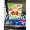 Image 1 : Jelly Belly Gummies Sours 12x113g AND Pepsi Mini Cans 15x222ml