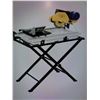 Image 1 : Qep Professional Tile Saw Model 60060 2 HP Motor Cut up 20" Tile Comes with Stand And Lock Wheels