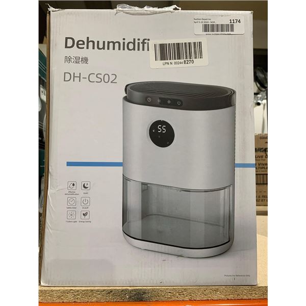 XAXAZON Dehumidifier 2300ML Dehumidifier for Home, , Dual Semiconductors & LED Lights - , Damp, Moul