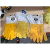 Image 2 : Gander Brand 1 Pair 2XL 1Pair LGrain Deer Skin Tig Welder Gloves  Air Liquid Blue Shield Pipeliner W