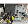 Image 1 : Lot of assorted power tools and misc as shown