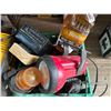 Image 3 : Lot of 2 crates of tools and misc items, rubber boots