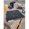 Image 2 : 625 SQUARE FEET of Vivid Power Nylon rubber back 24 x 24 inch Carpet Tiles . 13 cases x 48 sq ft / c